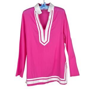 Michael Michael Kors Pink Tunic Beach Cover Up Womens Size 14